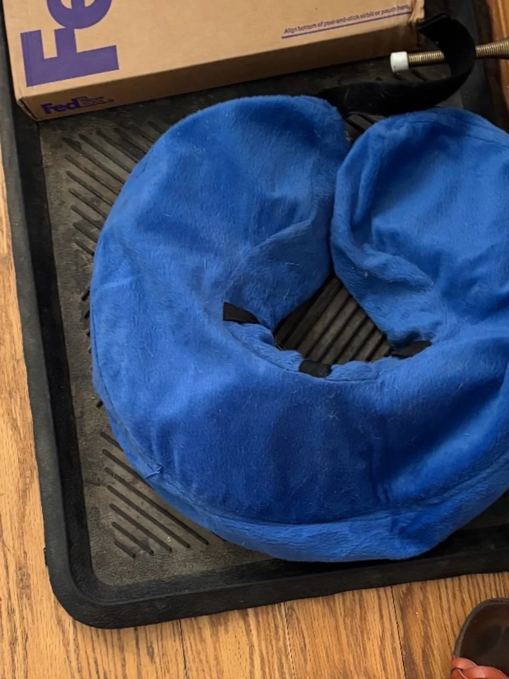 Dog Recovery Collar - Blue Neck Inflatable E-Collar